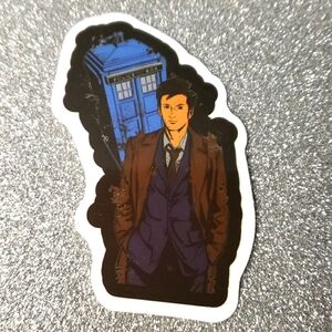 10/$10 DR. WHO Tardis waterproof sticker TV Show 10